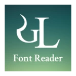 Logo of Gujarati Font Reader android Application 